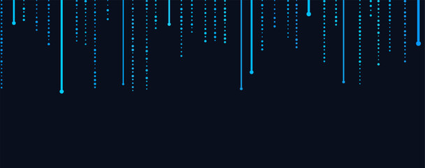 Futuristic vector tech background with abstract digital lines and dots.
