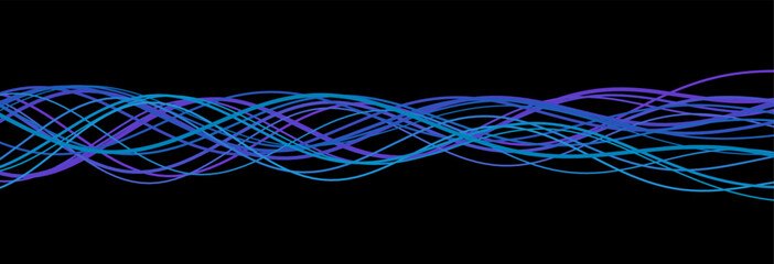 Dynamic vector tech background with modern abstract wave patterns.
