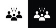 © Zrobac - Leadership icon for web design. solid vector icons
