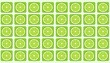 © suryo - Fresh Lime Slices Pattern Background Vibrant Green Citrus Fruit Slices.