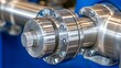 © Sudarat - Close-Up of Precision Mechanical Component in Industrial Equipment