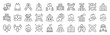 © AGE - Corporate line editable icon set collection. Linear icon collection. Editable stroke. Vector illustration eps 10