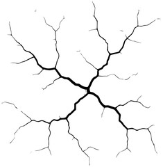 Dynamic abstract branching pattern suggests growth, connection, or destruction