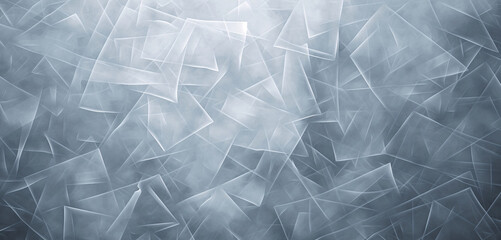 foggy diffused angular shapes in overlapping geometric background