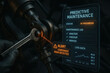 © Somporn - Predictive maintenance system showing alert for component wear detected on mechanical part