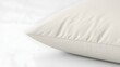 © You are the best - Close up of a soft textured cream pillow with subtle stitching