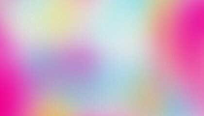 Sticker - colorful pink, yellow and turquoise gradient noisy grain background texture