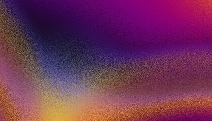 Sticker - retro purple and orange gradient blurred colorful with grain noise effect background, for art produc