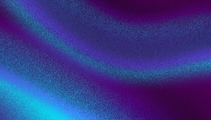 Wall Mural - Vibrant grainy gradient background with blue and purple colours. Noise blur background. Deep blue.