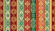 © zihad - Set of vintage seamless patterns featuring diverse, ornate designs suitable for backgrounds and textiles..eps