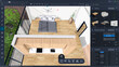 © Gorodenkoff - User Exploring Advanced Interior Design Software with Realistic 3D Models of a Modern Bedroom. Interior Designer Creating a Comfortable Home for a Client. Screen Replacement