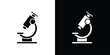 © Witty - Microscope icon graphic doodle designs collection