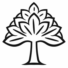 banyan tree vector illustration