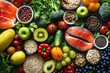 © nur - Colorful assortment of fresh, healthy foods