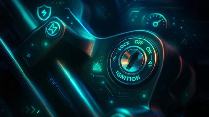 Ignition Lock Switch Dashboard Controls Buttons Technology Vehicle Panel