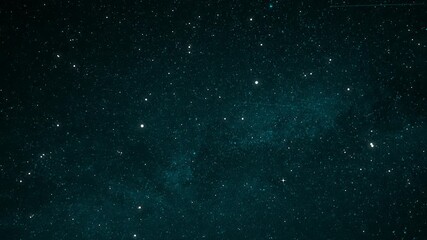 Wall Mural - Flying Through The Stars And Blue Nebula In Space. Galaxy exploration through outer space towards glowing milky way galaxy