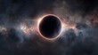 © Daniel - Cosmic Eclipse Dark Planet in a Nebula