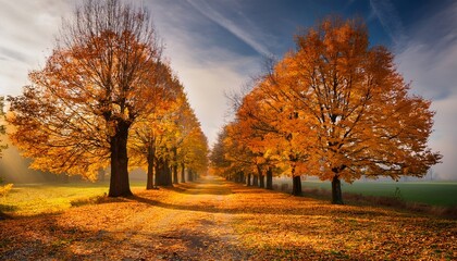 trees in autumn