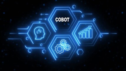 Abstract neon Hud knowledge ability business gear icon Glowing neon line concept. Glowing 