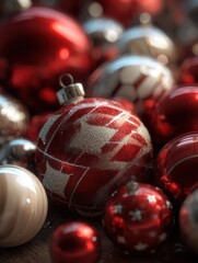 Wall Mural - christmas decoration new year 2026 background