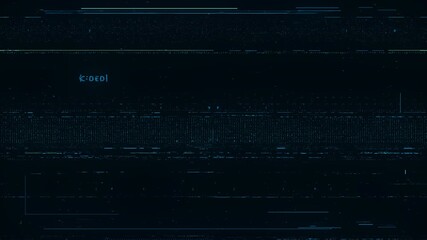 Dynamic Glitch Art: Abstract Digital Noise and Data Stream Visuals