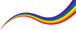 © Eka - Multi coloured rainbow isolated on white, Transparent rainbow Vector illustration