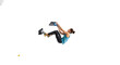 © Hamidah - Female Rock Climber on Indoor Wall
