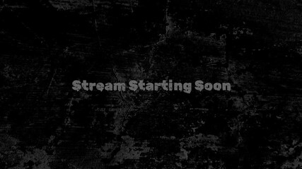 Stream Starting Soon Text Animation Horror