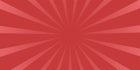 Poster - red comic sunburst effect background with halftone. pop art comic-style vector background. suitable 