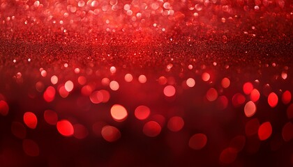 red bokeh background