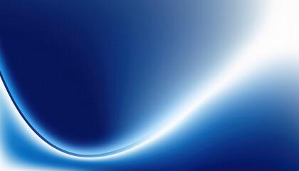 Wall Mural - luminous blue wave curve with glowing gradient flow in abstract futuristic design for modern backgro