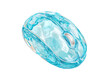 © QBeStock - Crystal clear blue computer mouse futuristic design technology, Isolated On Transparent Background