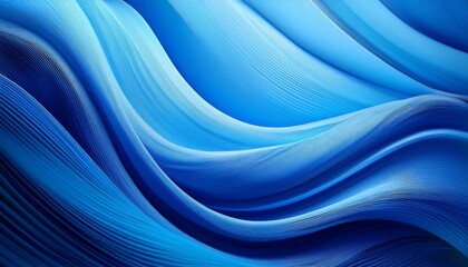 Wall Mural - abstract blue background with waves