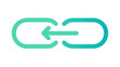 © zalal - Interconnected link symbol with arrow connection network