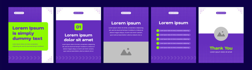 editable business carousel template, carousel for social media posts