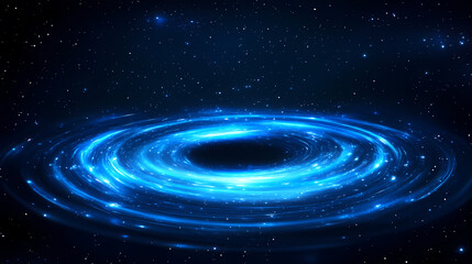 Wall Mural - Cosmic Whirlpool of Light and Dark Energy