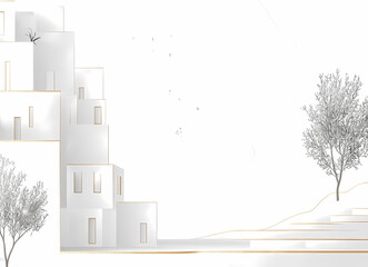 Wall Mural - modern minimalist architectural design