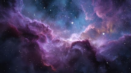 Wall Mural - Colorful space galaxy cloud nebula. Stary night cosmos. Universe science astronomy. Supernova background wallpaper.
