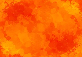 Wall Mural - vibrant, warm watercolor background with textured abstract shapes, perfect for digital art and graph