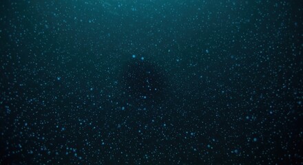 Abstract, blue, dark gradient background with small, diffused glowing dots