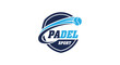 © SITI - Dynamic padel sport logo design featuring a stylized ball and shield emblem