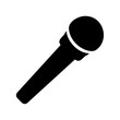 © Siam - Black and White Illustration of a Handheld Microphone for Various Purposes