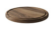 © Bishojit - Round wooden cutting board with juice groove isolated on transparent background