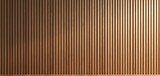 Natural wood panels wall texture. Vertical brown wooden slats create a seamless, striped pattern. This rustic, natural material provides a warm, modern background ideal for interior design.