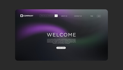 Stunning modern website design welcomes visitors with elegant interface and intuitive navigation