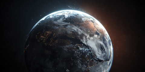 Wall Mural - earth in space