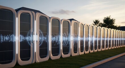 Modern Solar Panel Array for Sustainable Energy Generation.