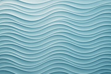 Wall Mural - light blue abstract wave pattern with layered curves creating a textured background design for moder