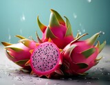 close up of dragon fruit