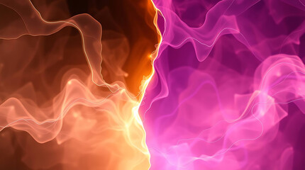 Abstract background with vibrant orange and pink hues, creating a dynamic and fluid texture with a modern and artistic design for wallpaper or graphic element